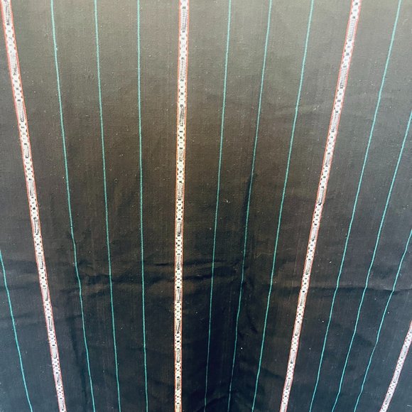 Striped Black Warm Scarf - Picture 5 of 9